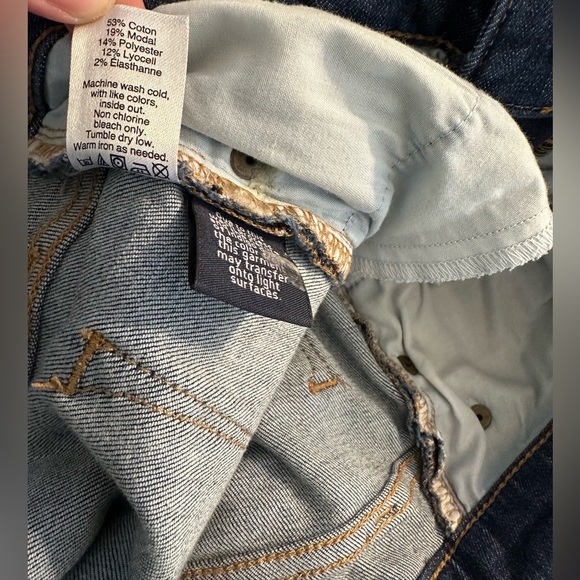 J.CREW Classic Blue Wash High Rise Skinny Jeans Medium dark denim stretch 5 pkt - Picture 8 of 9